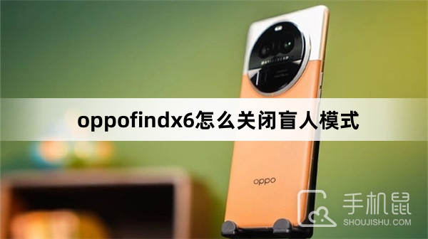 oppofindx6怎么关闭盲人模式