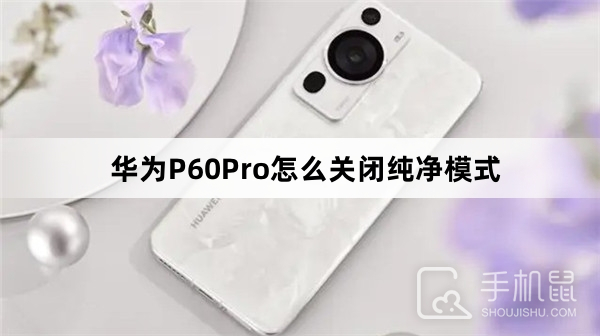 华为P60Pro怎么关闭纯净模式