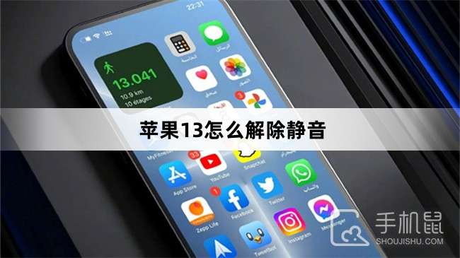 苹果13怎么解除静音