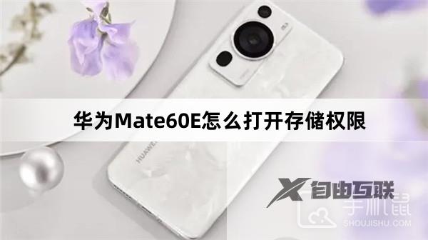 华为Mate60E怎么打开存储权限