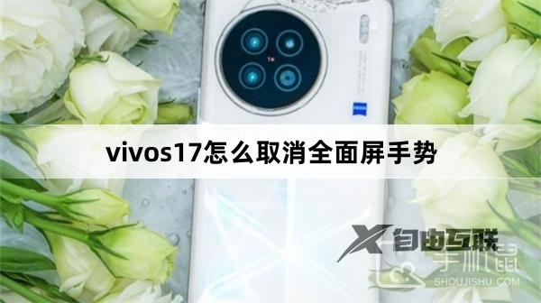 vivos17怎么取消全面屏手势