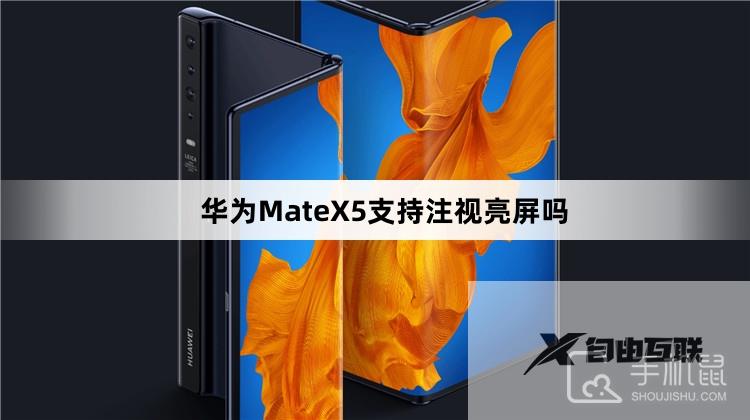 华为MateX5支持注视亮屏吗