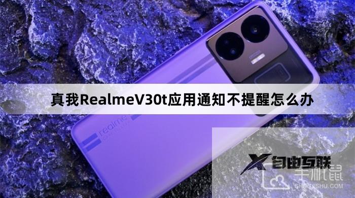 真我RealmeV30t应用通知不提醒怎么办