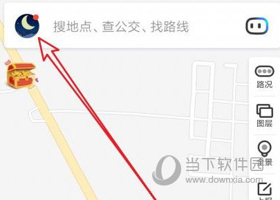 百度地图怎么设置推送停车场