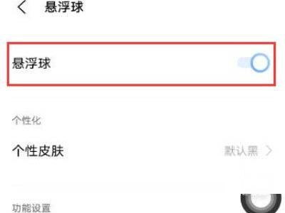 iqoo8Pro怎么打开悬浮球?iqoo8Pro打开悬浮球教程截图