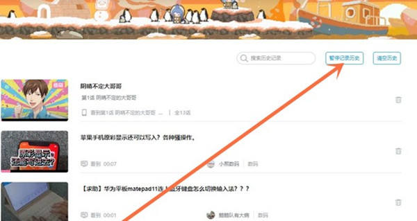 哔哩哔哩怎么开启无痕浏览模式？哔哩哔哩开启无痕浏览模式教程截图