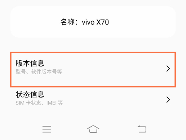 vivox70怎么打开开发者模式?vivox70打开开发者模式教程截图