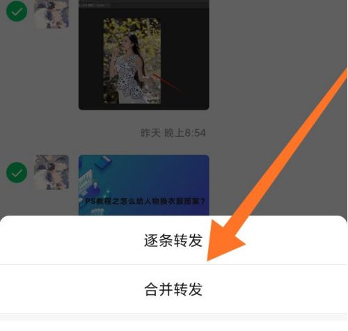 微信怎么转发聊天记录？微信聊天记录转发方法介绍截图