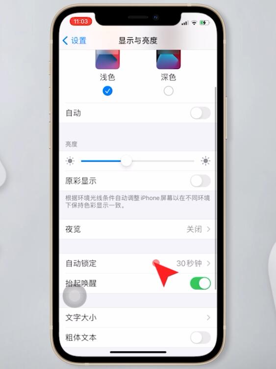 苹果手机自动锁定30秒怎么更改(2)