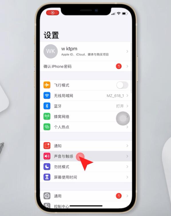 苹果手机键盘打字声音怎么设置(1)
