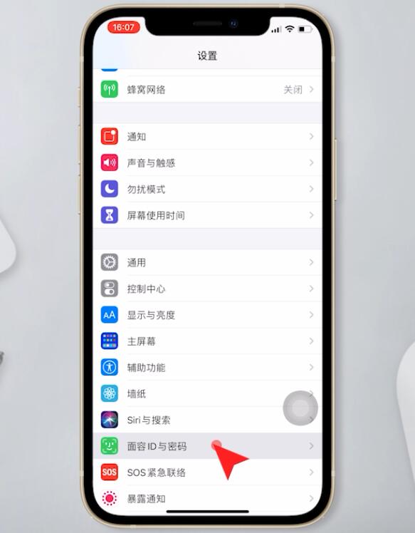 苹果人脸识别在哪里设置(1)