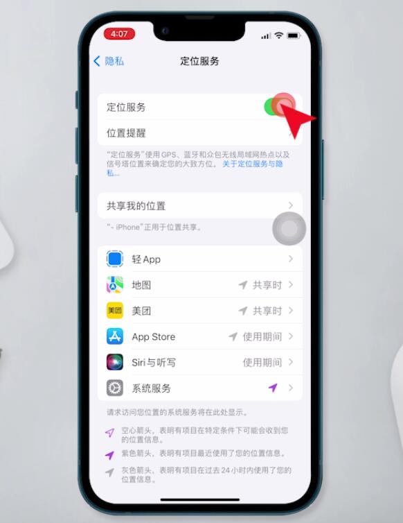 苹果上面有个小箭头(3)