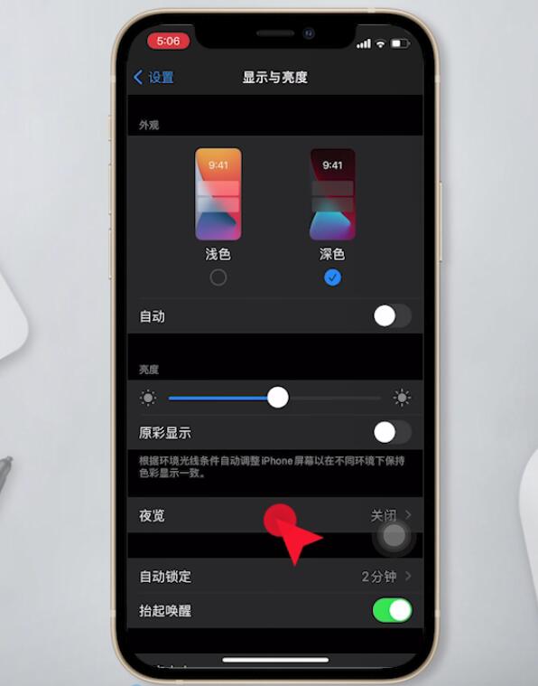 苹果12夜间模式怎么设置(3)