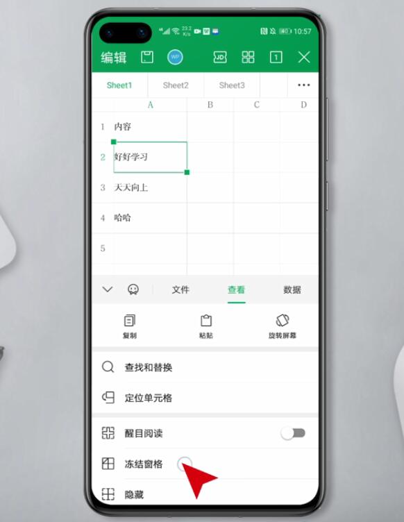 手机WPS冻结窗格怎么设置(4)