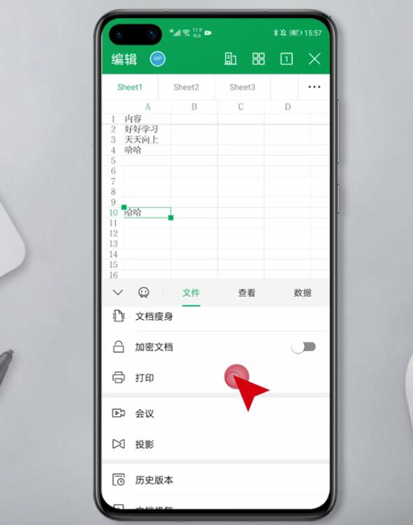 手机WPS怎么打印excel(3)