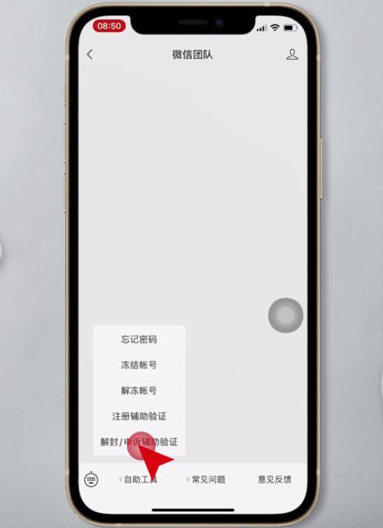 怎么在微信团队自助工具解封申诉辅助验证(6)