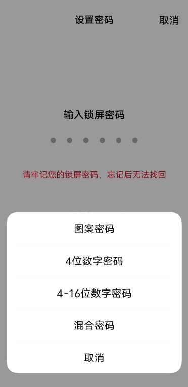 iQOONeo5s怎么设置锁屏密码-密码录入方式