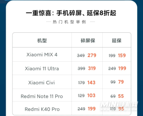 小米保障服务双11有什么优惠-小米双11官方保障服务优惠介绍