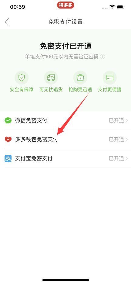 怎样取消拼多多免密支付功能(4)