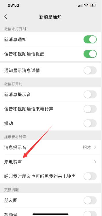 微信打语音怎么设置铃声让对方听到(3)