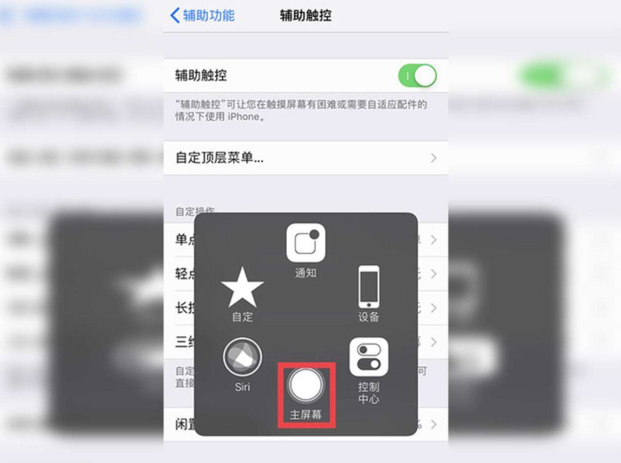 iphone11悬浮球单击能返回上一步吗