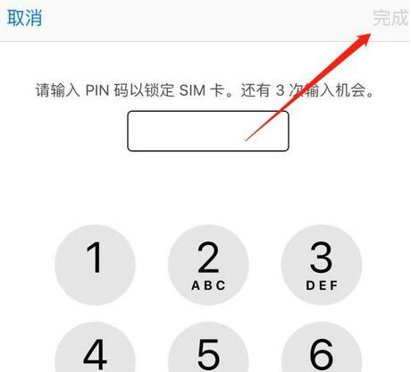 苹果怎么设置sim卡密码(3)