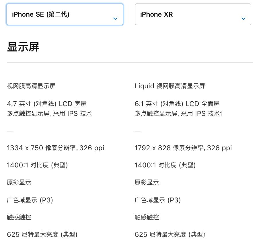 iPhoneSE和XR该选哪个？看完再去买！