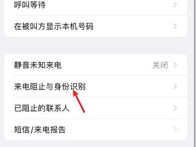 苹果手机在哪屏蔽陌生来电