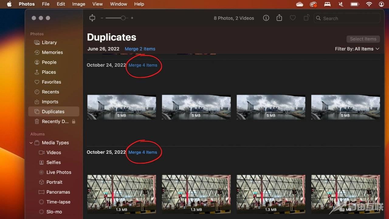 如何在 macOS Ventura 中删除重复的照片