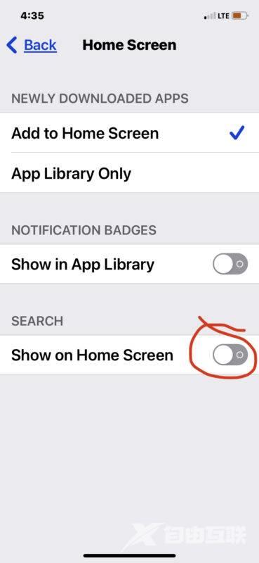 如何从 iPhone 的主屏幕中删除搜索按钮