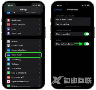 iOS 16：如何删除主屏幕搜索按钮