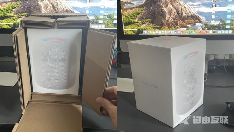 国外一幸运用户提前两天收到新款苹果 HomePod