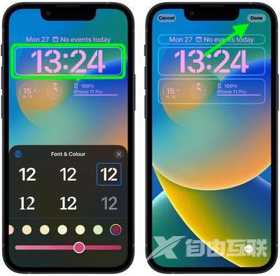 iOS 16：如何更改 iPhone 锁定屏幕上的时钟样式