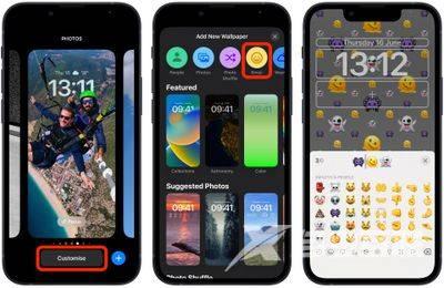 iOS 16：如何创建表情符号锁屏壁纸