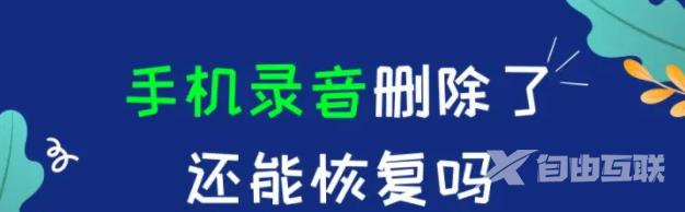 手机录音删除了还能恢复吗？这两个简单实用的方法你可不能错过