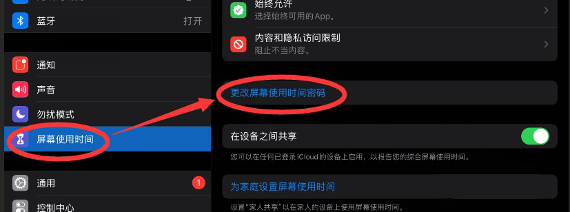 ipad屏幕使用时间密码忘了怎么办(2)