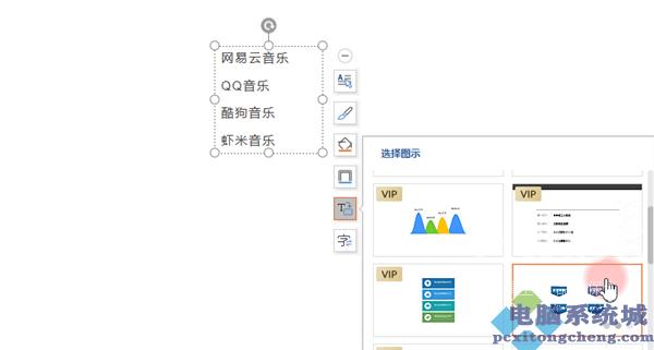 怎么在PPT中把文字转成图示