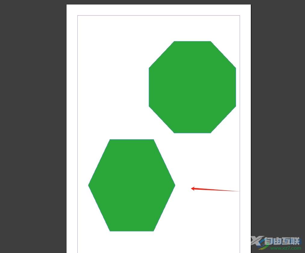 ​InDesign绘制的多边形随意更改边数的教程