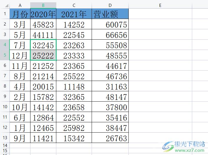 ​wps表格利用条件格式进行单元格配色的教程