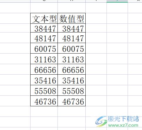 ​wps表格将文本型数字转换为数值型数字的教程