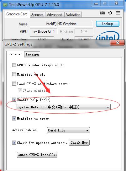 GPU-Z如何设置中文？