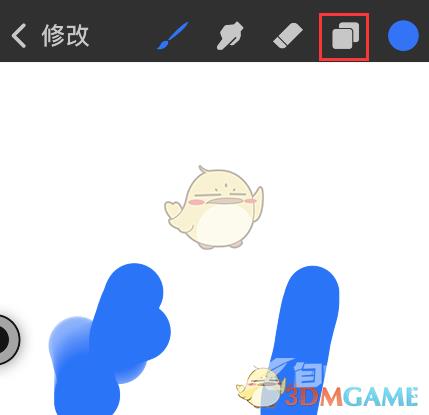 procreate pocket调整图层透明度方法