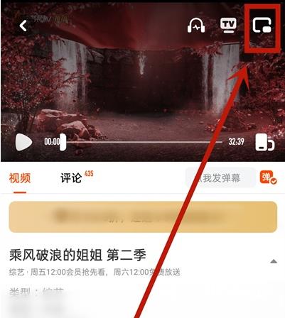 《芒果TV》怎么设置画中画功能