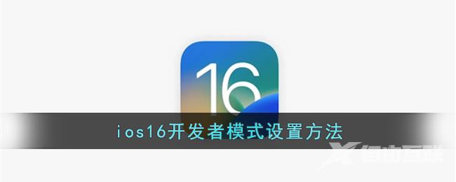 ios16开发者模式设置方法