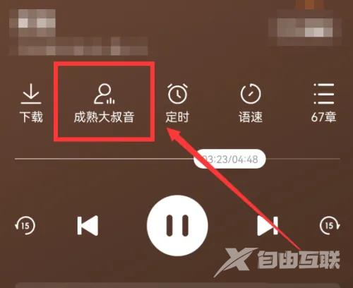 《番茄畅听》怎么切换声音