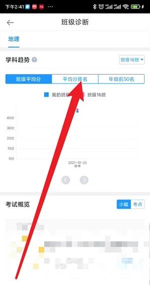 《好分数教师版》怎么看平均分排名