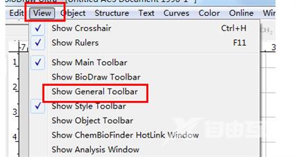 《ChemDraw》工具栏不见了怎么办