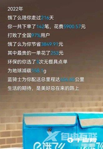 《饿了么》2022年度账单怎么看