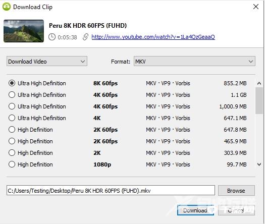 《4k video downloader》怎么下载4K视频