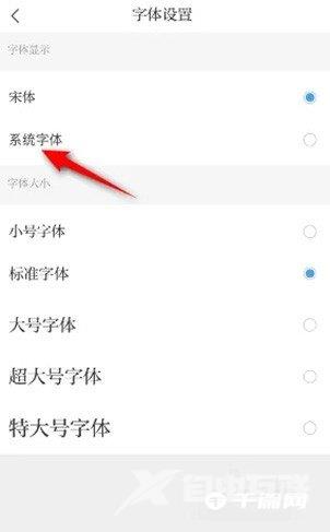 《澎湃新闻》字体样式怎么设置